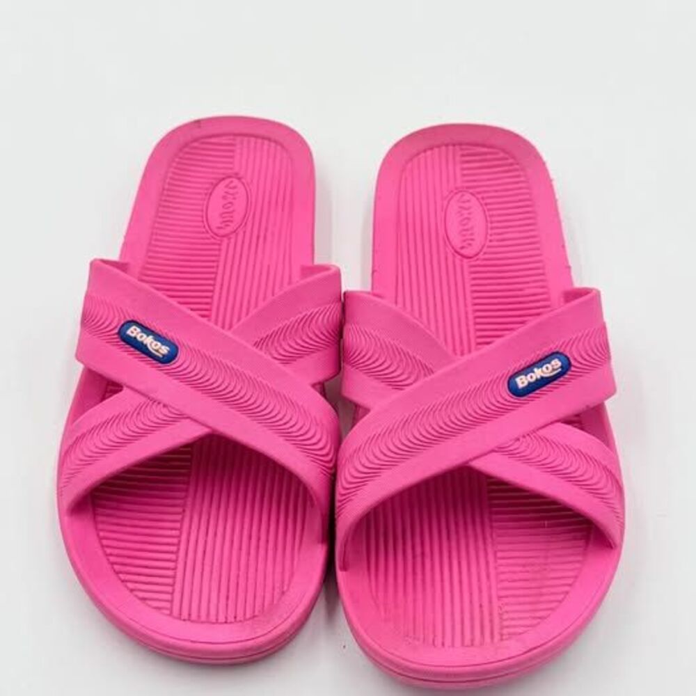 Bokos Pink Slide Sandals Size 40